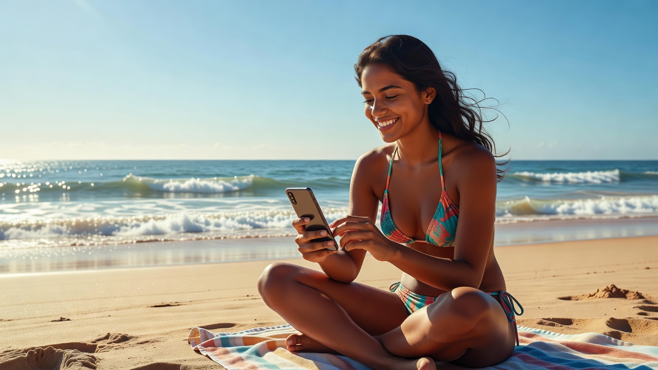 Relaxing Beach Gaming