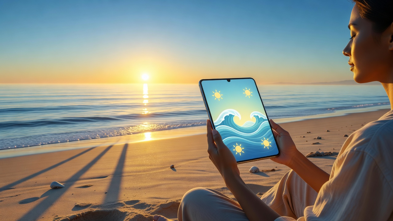 Zen Phone Games at Sunrise